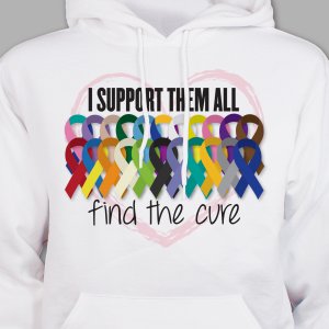 Support Awareness Hooded Sweatshirt