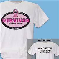 Breast Cancer Survivor T-Shirt | Breast Cancer Survivor Shirts