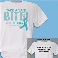 Take a Safe Bite Food Allergy Awareness T-Shirt 34407X