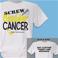 Screw Bladder Cancer Awareness T-Shirt 34411X
