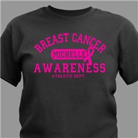 Breast Cancer Awareness Athletic Dept. T-Shirt | Breast Cancer Shirts