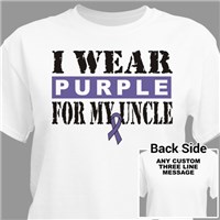 I Wear Purple Awareness T-Shirt 37095X