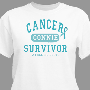 Cervical Cancer Survivor Athletic Dept. Awareness T-Shirt