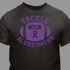 Tackle Alzheimer's T-Shirt black & Purple