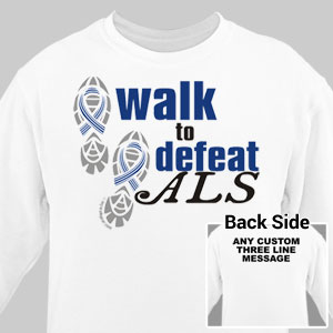 Personalized Walk to Defeat ALS Sweatshirt