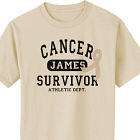 Cancer Survivor Athletic Dept. Personalized T-Shirt 34147X