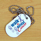 Walk to Defeat Cancer Dog Tag