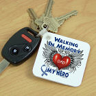 Personalized Walking In Memory Of ALS Key Chain 341830