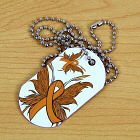 MS Butterfly Ribbon Dog Tag 342821