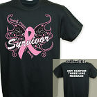 Breast Cancer Survivor Butterfly T-Shirt 34302x
