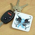 Prostate Cancer Survivor Butterfly Key Chain 343060