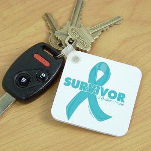 Ovarian Cancer Survivor Key Chain