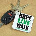Hope Live Walk Kidney Cancer Awareness Key Chain