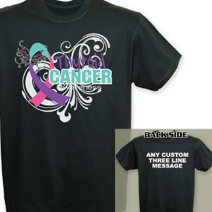 Thyroid Cancer Awareness Ribbon T-Shirt