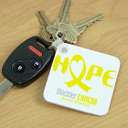 Hope Bladder Cancer Awareness Key Chain