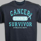 Cervical Cancer Survivor Athletic Dept. Awareness T-Shirt