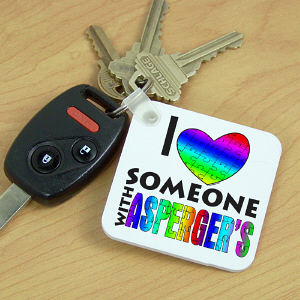 Love Someone With Asperger's Key Chain