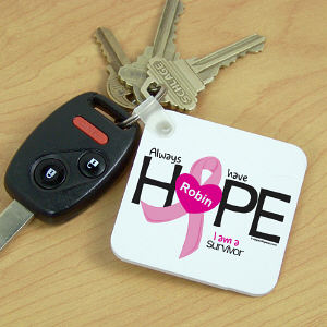 Breast Cancer Survivor Key Chain