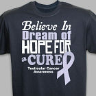 Cure Testicular Cancer Awareness T-Shirt 35722X