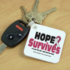 Hope Survives Head And Neck Cancer Awareness Key Chain 357410