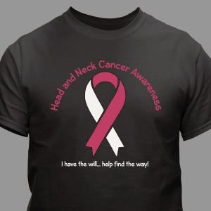 Head And Neck Cancer Awareness Ribbon T-Shirt