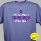 What A Cancer Survivor Looks Like T-Shirt 35876X