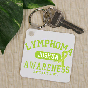 Lymphoma Awareness Key Chain