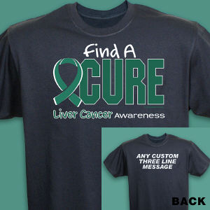 Find a Cure Liver Cancer Awareness T-Shirt