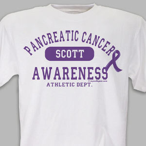 Pancreatic Cancer Awareness Athletic Dept. T-Shirt