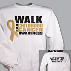 Walk for Childhood Cancer Awareness Sweatshirt 54243X