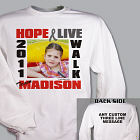 Diabetes Walk Photo Sweatshirt 54260X