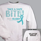 Take A Safe Bite Food Allergy Awareness Sweatshirt 54407X