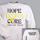 Hope Love Cure Bladder Cancer Sweatshirt 54445X