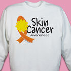 Skin Cancer Awareness Ribbon Sweatshirt