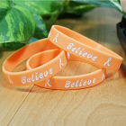 Orange Believe Awareness Bracelet 62013OR