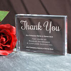 Thank You Awareness Keepsake Block