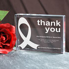 Thank You Ribbon Keepsake Award