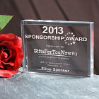 Sponsorship Logo Award Keepsake Block