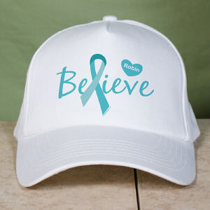 Ovarian Cancer Believe Awareness Hat