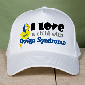 Personalized I Love Someone With Down Syndrome Hat