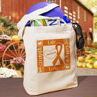Personalized Multiple Sclerosis Awareness Canvas Tote Bag 841982