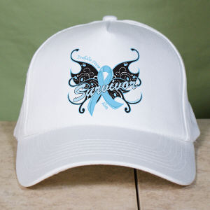 Prostate Cancer Survivor Butterfly Hat