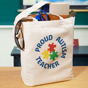 Autism Teacher Tote Bag