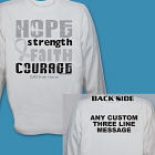 Cure Brain Cancer Long Sleeve Shirt 9074382X