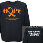 Walk For A Cure Leukemia Awareness Long Sleeve Shirt