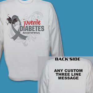 Juvenile Diabetes Awareness Long Sleeve Shirt