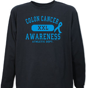 Colon Cancer Athletic Dept. Long Sleeve Shirt