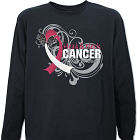 Head And Neck Cancer Awareness Butterfly Long Sleeve Shirt 9075743X