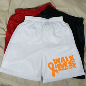 Walk for Multiple Sclerosis Awareness Men's Mesh Shorts
