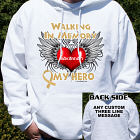 Childhood Cancer Hero Hooded Sweatshirt H54244X